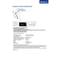 Lampada da scrivania MAUL a risparmio energetico MAULaltantic con morsetto metallo nero G23 11 W - 8213590