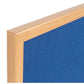 Bacheche Bi-office Earth feltro blu 90x60 cm - cornice executive in legno FB0743239