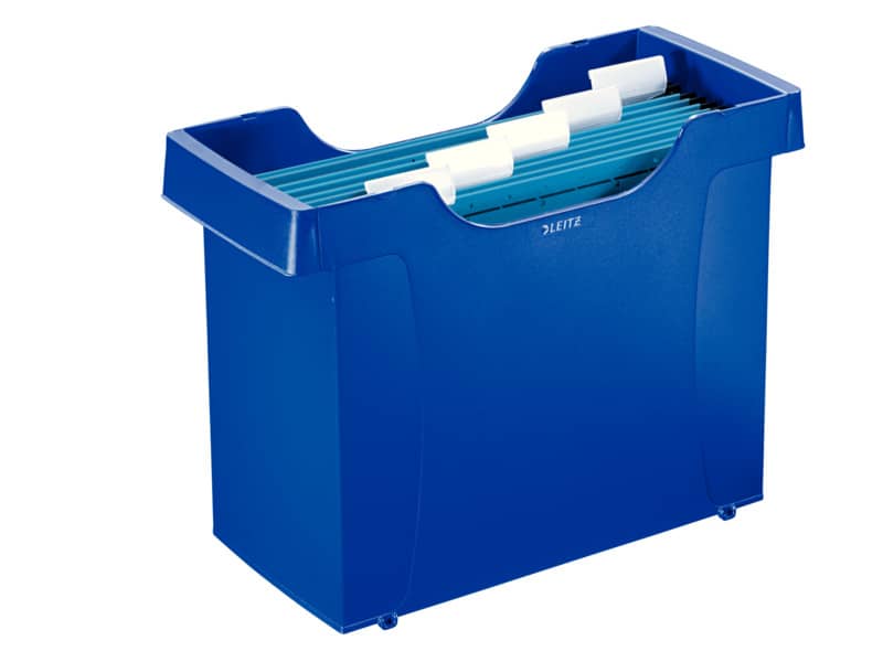 Portacartelle sospese Leitz Mini File Plus in polistirolo A4 blu 19930335