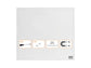 Lavagna bianca magnetica in vetro Nobo Diamond cancellabile 45x45 cm 1903957