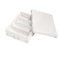 Scatola Organizer "M" Leitz CLICK & STORE A4 bianco metallizzato 28,1x10x37 cm - 60580001