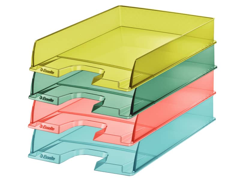 Vaschetta portacorrispondenza Esselte Colour'Ice polistirolo A4 assortiti 626276