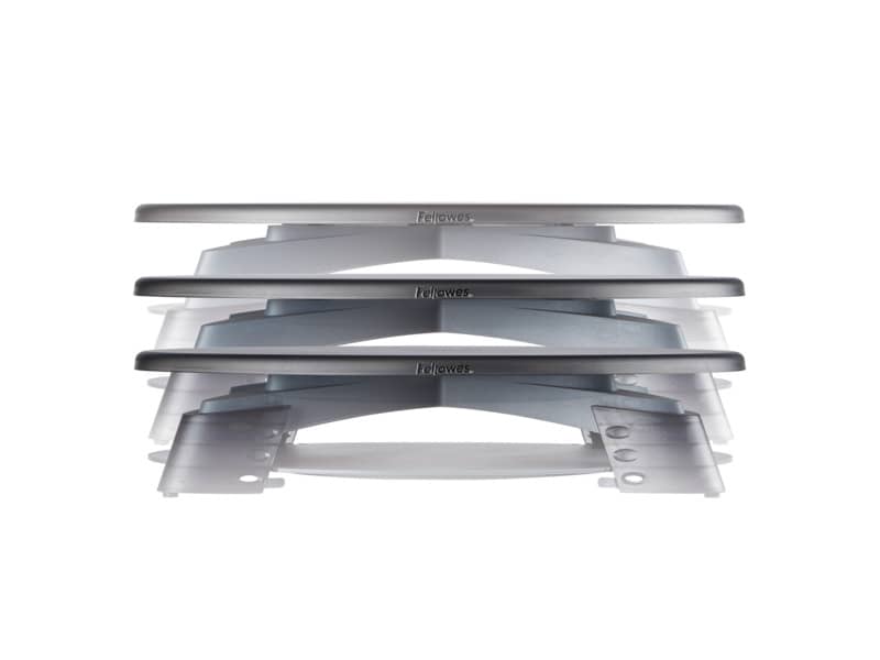 Supporto FELLOWES per monitor compatto TFT/LCD plastica e acrilico nero 29x42,5 cm - 91450