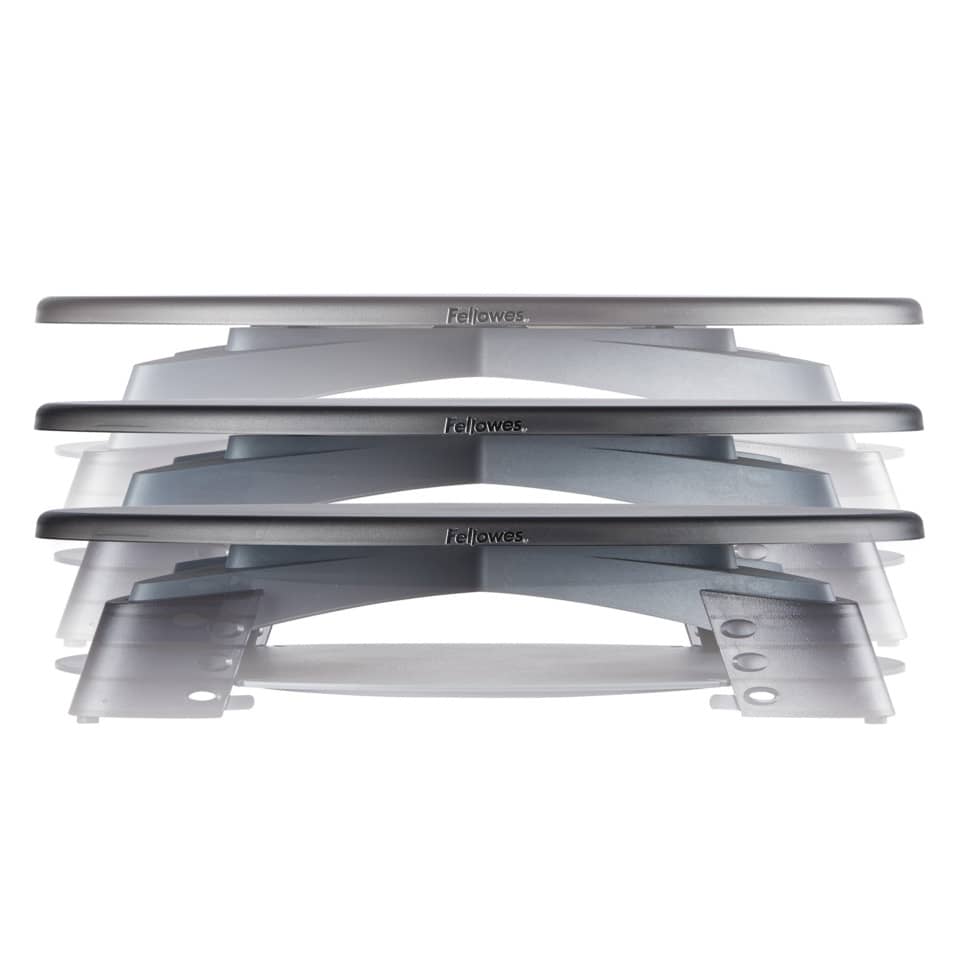 Supporto FELLOWES per monitor compatto TFT/LCD plastica e acrilico nero 29x42,5 cm - 91450
