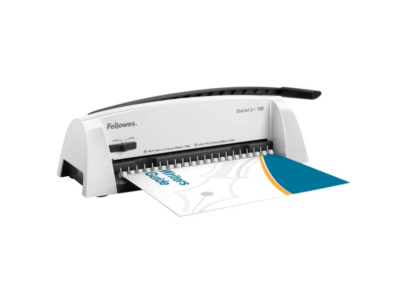 Rilegatrice a dorsi plastici FELLOWES Starlet 2+ 120 capacità di perforazione 12 fogli - 5227901