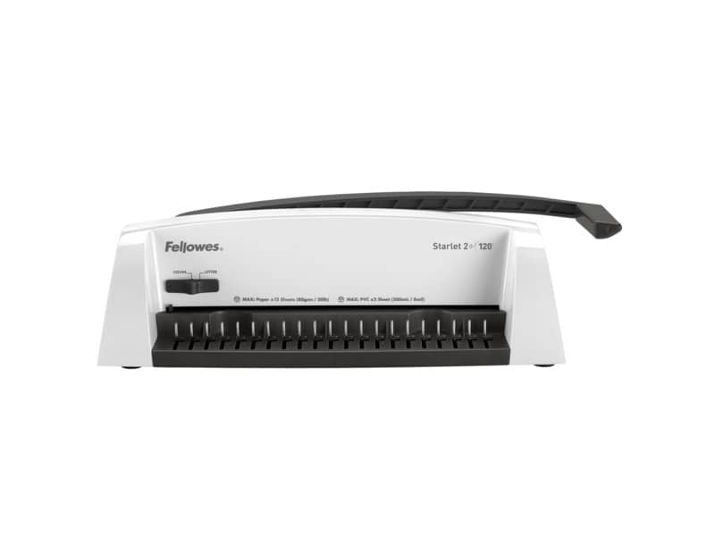 Rilegatrice a dorsi plastici FELLOWES Starlet 2+ 120 capacità di perforazione 12 fogli - 5227901