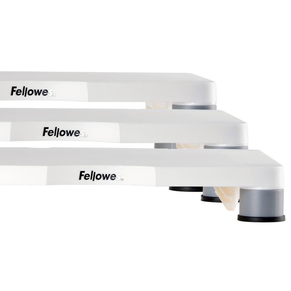 Supporto FELLOWES per monitor standard plastica riciclata grigio 10x33x34 cm 91712