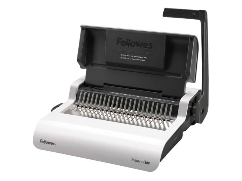 Rilegatrice a dorsi plastici FELLOWES Pulsar+ 300 capacità di perforazione 17 fogli - 5627601