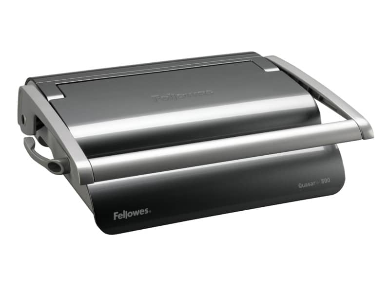 Rilegatrice a dorsi plastici FELLOWES Quasar+ 500 capacità di perforazione 25 fogli - 5627701