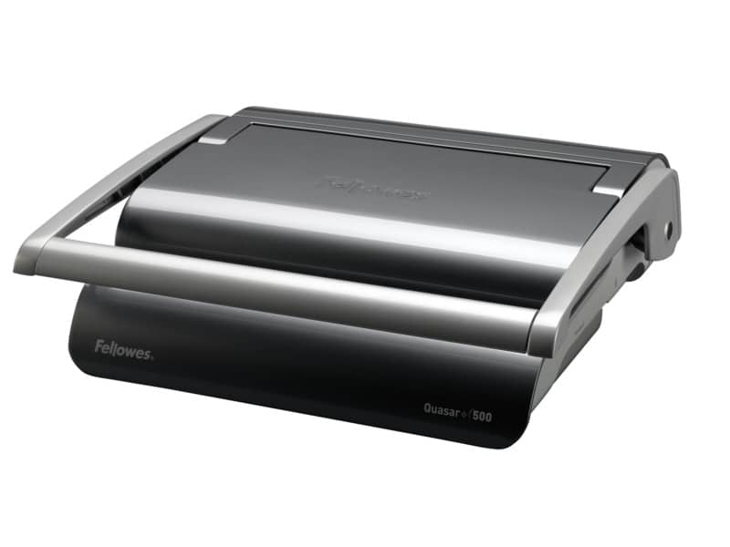 Rilegatrice a dorsi plastici FELLOWES Quasar+ 500 capacità di perforazione 25 fogli - 5627701