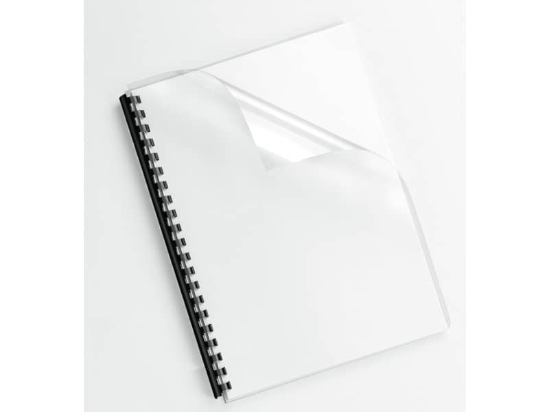 Copertine per rilegatrici FELLOWES Clear PVC A4 150my conf.100 pz - 5376001