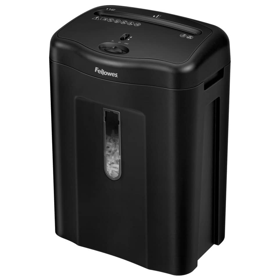 Distruggidocumenti uso personale FELLOWES Powershred® 11C - P-3 - 18 L taglio a frammento 4x52 mm - 4350201