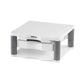 Supporto FELLOWES Premium Plus per monitor plastica riciclata grigio 34,3x33,3x6,4-16,5 cm - 91713