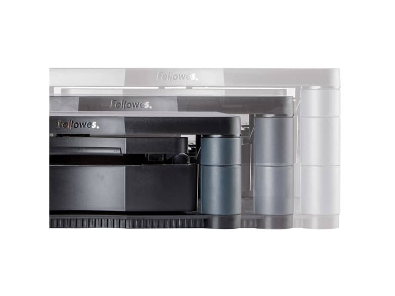 Supporto FELLOWES Premium Plus per monitor plastica riciclata grafite 34,3x33,3x6,4-16,5 cm - 9169501