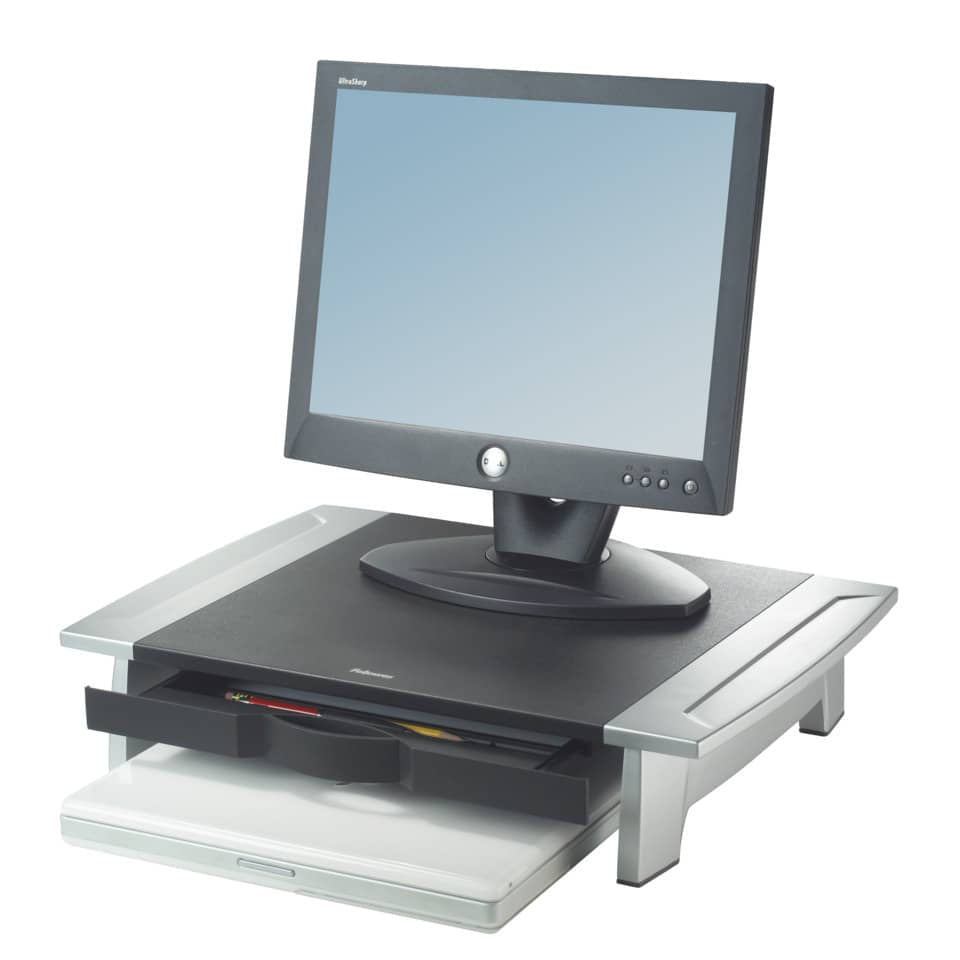 Supporto FELLOWES Office Suites standard per monitor nero/argento 10x50x36,4 cm 8031101