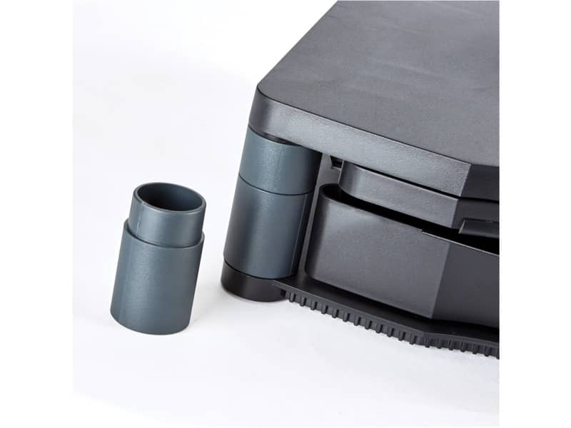 Supporto FELLOWES Premium Plus per monitor plastica riciclata grafite 34,3x33,3x6,4-16,5 cm - 9169501