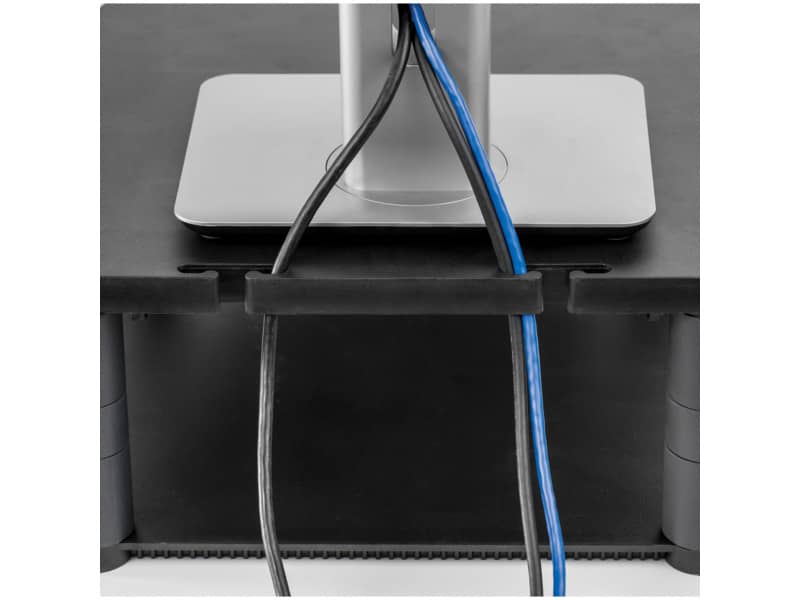 Supporto FELLOWES Premium per monitor plastica riciclata grafite 18x33x34 cm 9169401