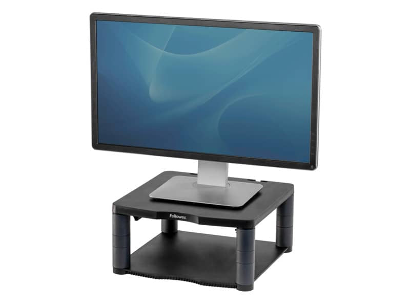 Supporto FELLOWES Premium per monitor plastica riciclata grafite 18x33x34 cm 9169401