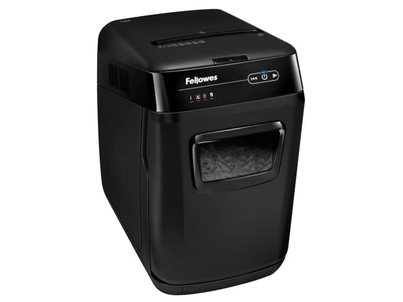 Distruggidocumenti FELLOWES AutoMax™ 130C P-4 32 L - taglio a frammenti 4x38 mm nero - 4680102