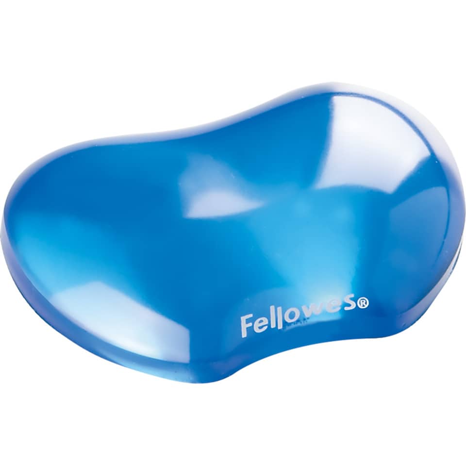 Supporto FELLOWES poggiapolsi Flex Crystal™ Gel 2,54x12,38x8,73 cm blu 91177-72