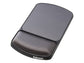 Tappetino mouse con poggiapolsi FELLOWES gel grafite 15,6x25x2,6 cm 9374001
