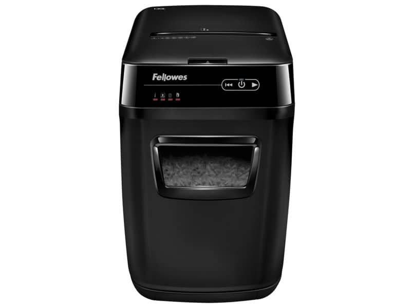 Distruggidocumenti FELLOWES AutoMax™ 130C P-4 32 L - taglio a frammenti 4x38 mm nero - 4680102