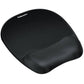 Tappetino mouse con poggiapolsi FELLOWES Memory nero 27,6x23,2x3,2 cm- 9176501