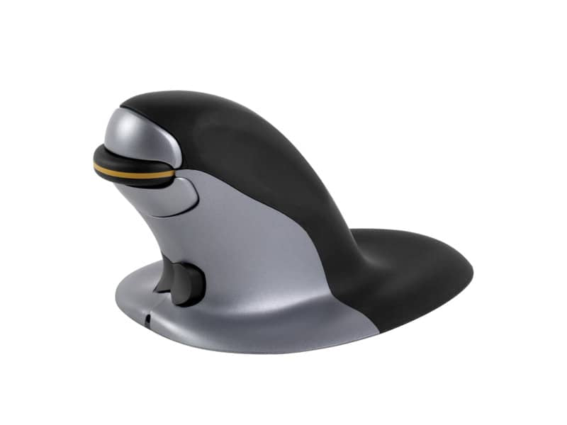 Mouse verticale FELLOWES Penguin® Wireless nero/argento grande 9894501