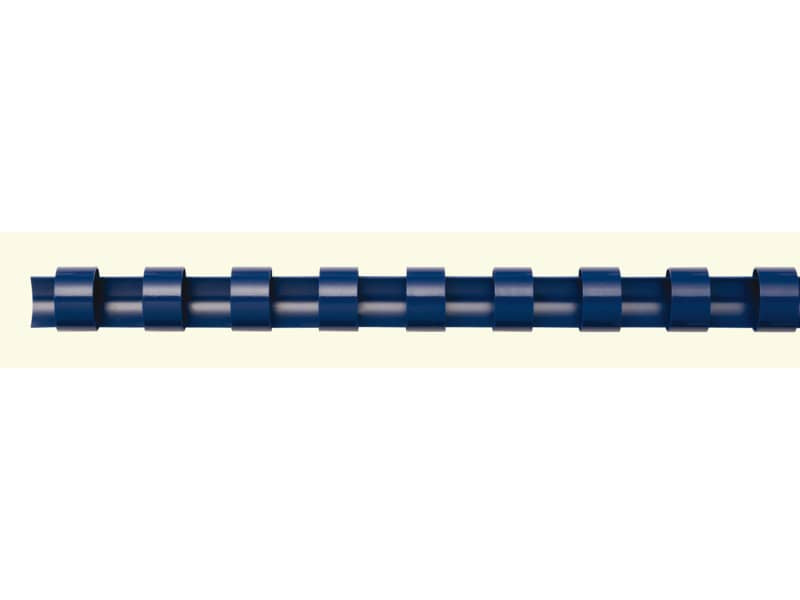 Dorsi plastici FELLOWES blu ad anello tondo 6 mm -  1-20 fogli conf.100 - 5345106