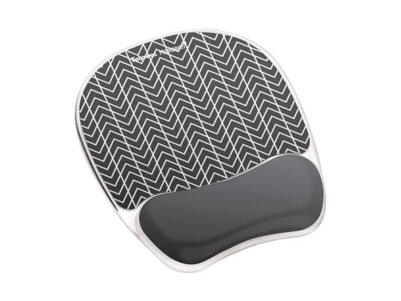 Tappetino mouse con poggiapolsi FELLOWES Photo Gel disegno pneumatico 9653401