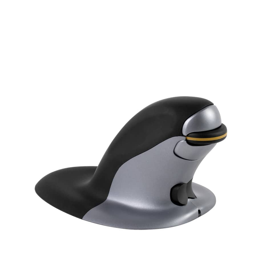 Mouse verticale FELLOWES Penguin® Wireless nero/argento piccolo 9894901