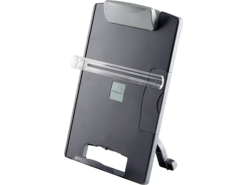 Leggio FELLOWES desktop standard plastica grafite capacità 100 fogli 9169701