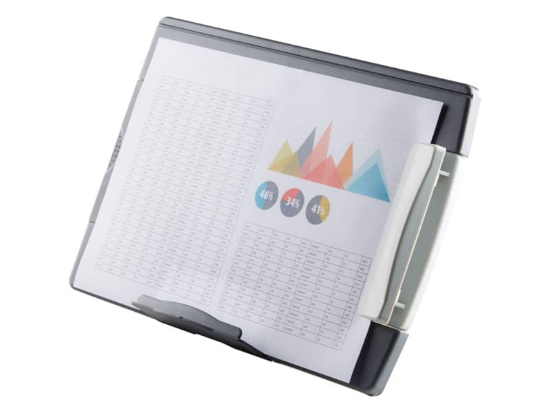 Leggio FELLOWES desktop standard plastica grafite capacità 100 fogli 9169701