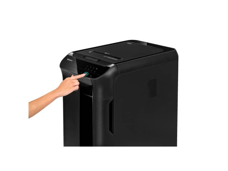 Distruggidocumenti uso moderati FELLOWES AutoMax™ 550C - P-4 - 83 L - taglio a frammenti 4x38mm - nero - 4963101