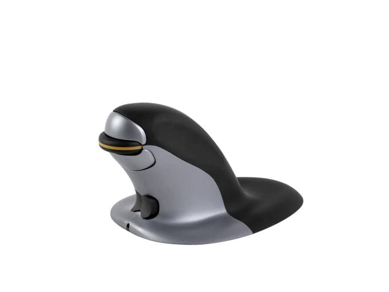 Mouse verticale FELLOWES Penguin® Wireless nero/argento piccolo 9894901