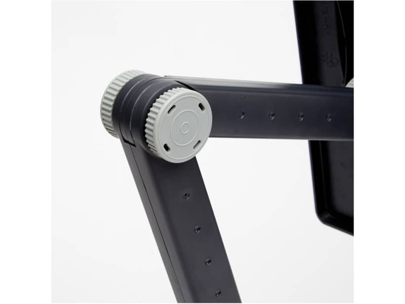 Leggio FELLOWES snodabile con base pesante plastica grafite capacità 150 fogli - 9169801