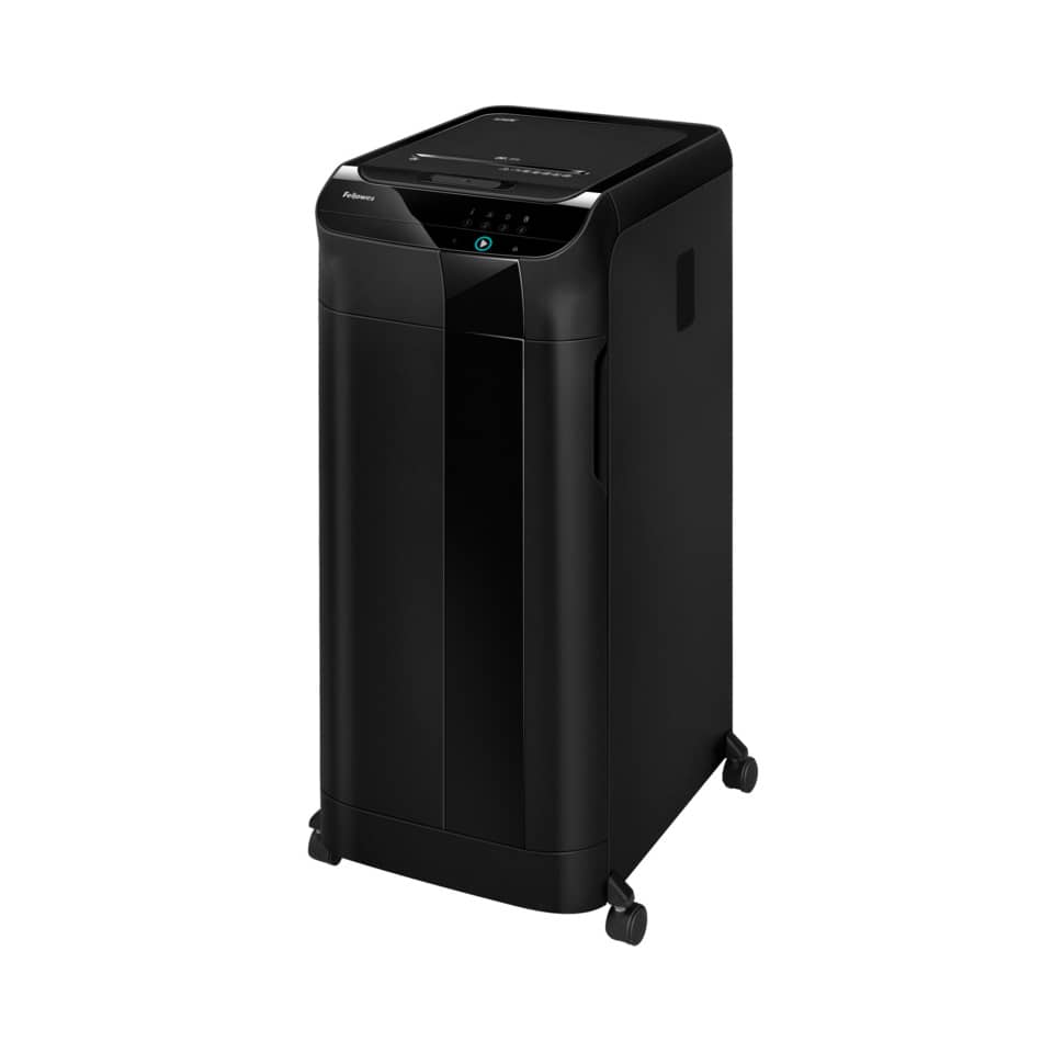 Distruggidocumenti uso moderati FELLOWES AutoMax™ 550C - P-4 - 83 L - taglio a frammenti 4x38mm - nero - 4963101