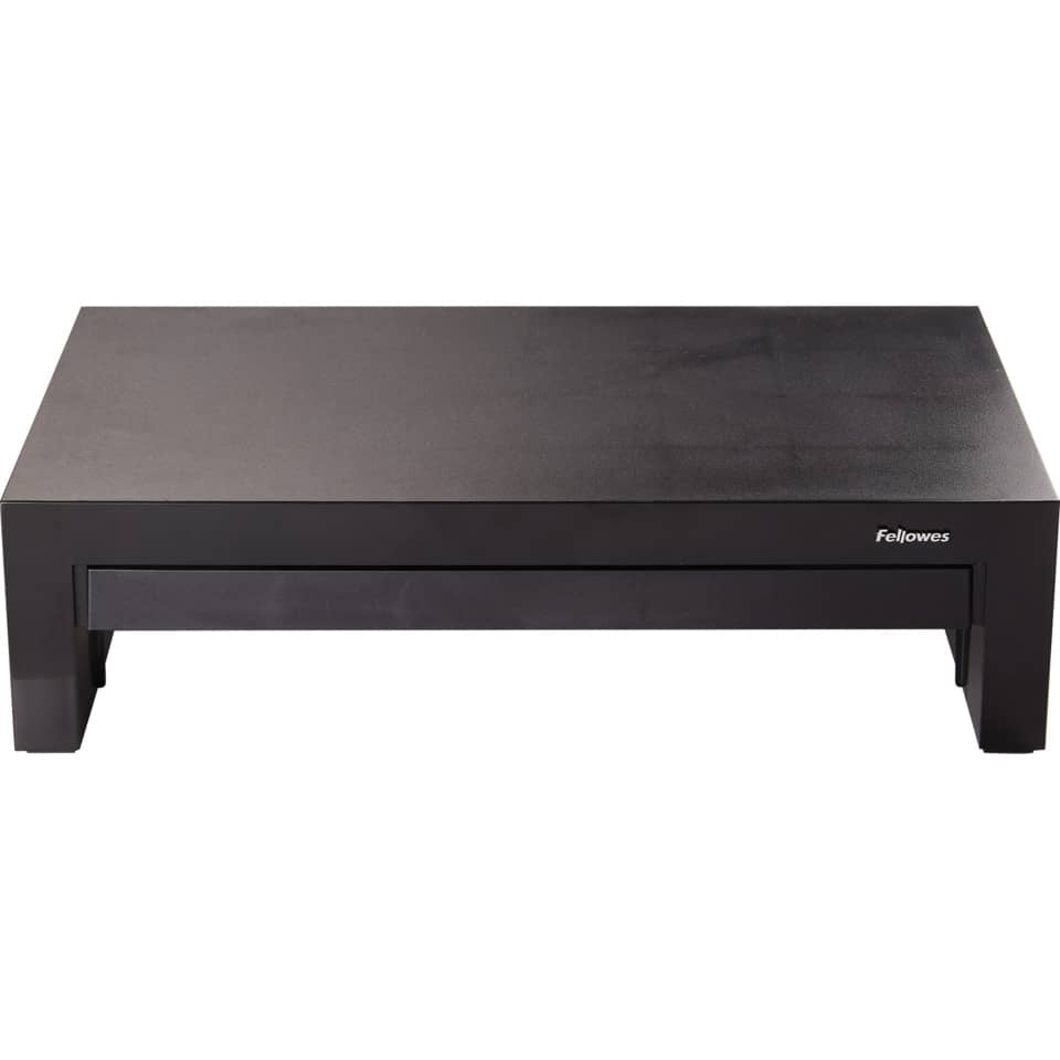 Supporto FELLOWES Monitor Designer Suites plastica nero altezza regolabile 11/13/15cm - 8038101
