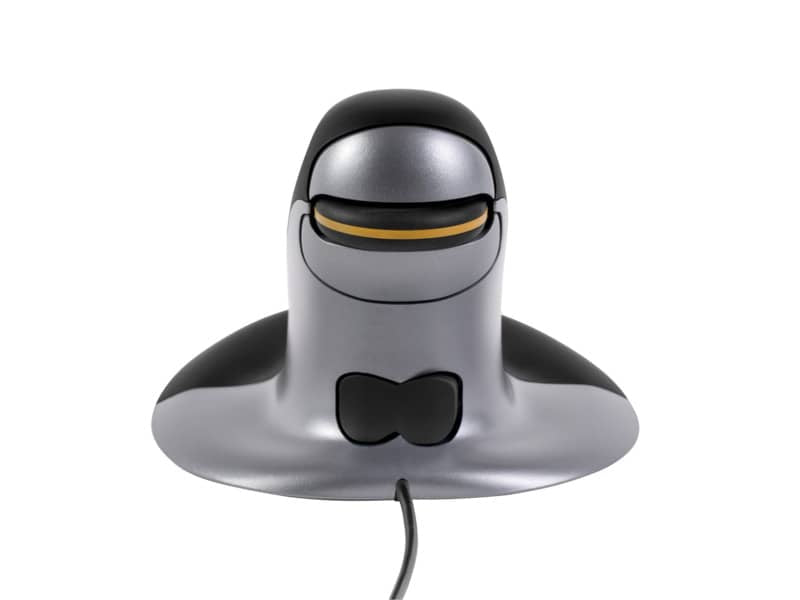 Mouse verticale FELLOWES Penguin® grande con filo grigio/nero 9894401