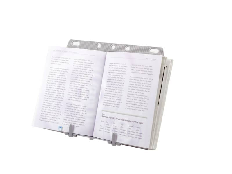 Leggio da scrivania FELLOWES Booklift 24,44 x 29,52 x 5,08 cm grigio argento 21140