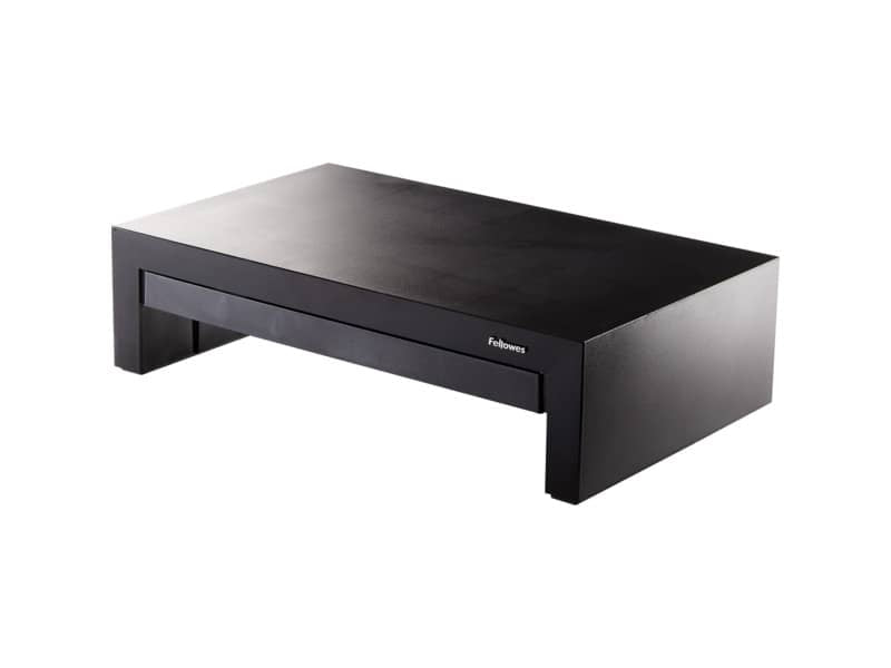 Supporto FELLOWES Monitor Designer Suites plastica nero altezza regolabile 11/13/15cm - 8038101
