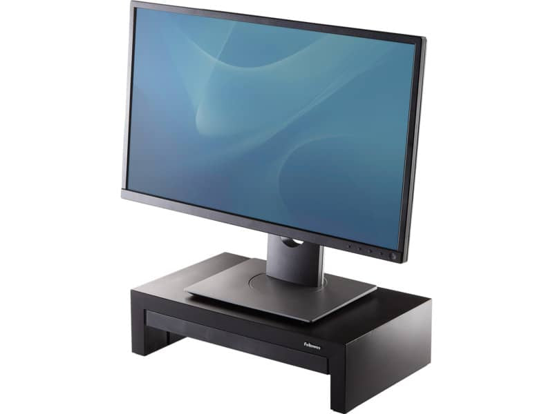 Supporto FELLOWES Monitor Designer Suites plastica nero altezza regolabile 11/13/15cm - 8038101
