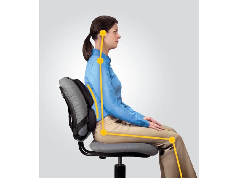 Supporto schiena FELLOWES Professional Series Ultimate 36,5 x 37.5 x 5,5 cm nero - 8041801