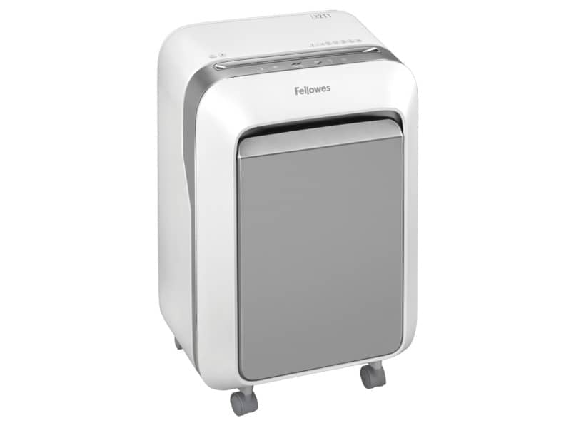 Distruggidocumenti uso moderato Fellowes LX211 - P-5 - 23 L - taglio a microframmenti 2x12 mm - bianco 5050301