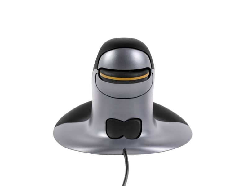 Mouse verticale FELLOWES Penguin® medio con filo grigio/nero 9894601