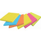 Foglietti riposizionabili Post-it® Notes Energy 76x76 mm neon assortiti conf. 6 bloc. da 100 ff - 654-TFEN