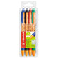 Penna a sfera a scatto Stabilo Pointball  0,5 mm assortiti astuccio da 4 - 6030/4