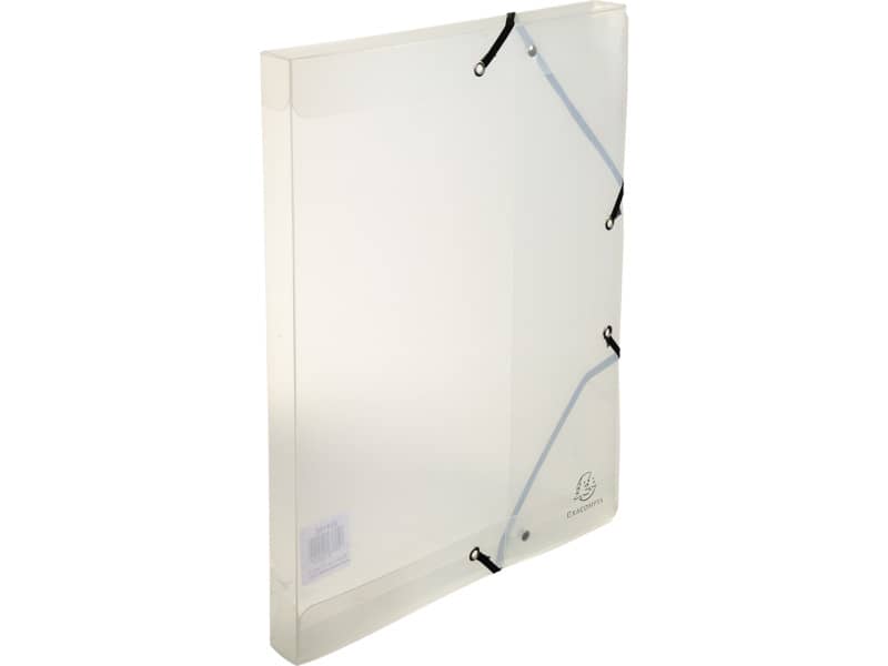Scatola archivio Exacompta Crystal Clear trasparente dorso 2,5 cm - 24x32 cm 5962E