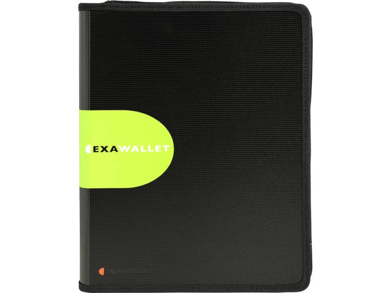 Cartella per conferenze Exacompta EXAWALLET con calcolatrice EXACTIVE A4 nero - 55534E