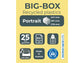 Cassettiera 4 cassetti Big-Box Classic arlecchino per A4+ 34,7x27,8x26,7 cm 310498D